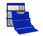 WhiteCoat Clipboard® Trifold - Blue Respiratory Therapy Edition